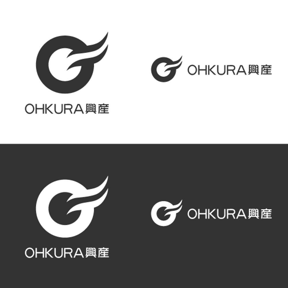 家主（大家）業『OHKURA興産(株)　｝のロゴ