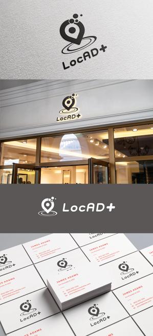 NR design (ryuki_nagata)さんのサービス開始5周年を迎えた位置情報広告サービス「LocAD+」のロゴ作成への提案