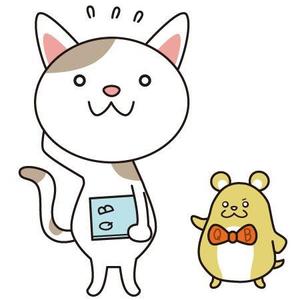 さんの電子出版社のキャラクター（ネコ＆ハムスター）への提案
