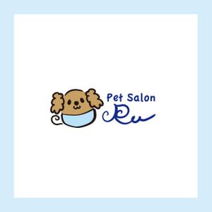 ayumi (ayu-1220)さんのペットサロン「Ru-」のロゴへの提案