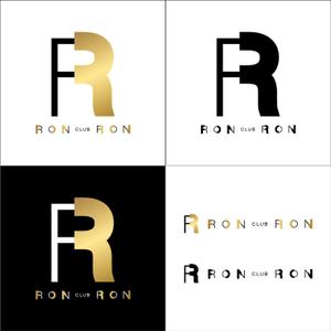 Tiens (Tiens)さんの高級クラブ「RONRON」の店ロゴへの提案
