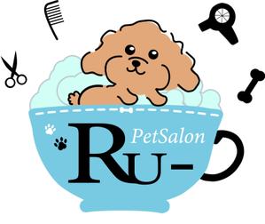 aymiiii95さんのペットサロン「Ru-」のロゴへの提案