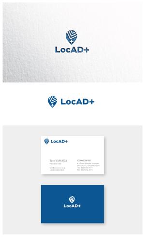 ainogin (ainogin)さんのサービス開始5周年を迎えた位置情報広告サービス「LocAD+」のロゴ作成への提案