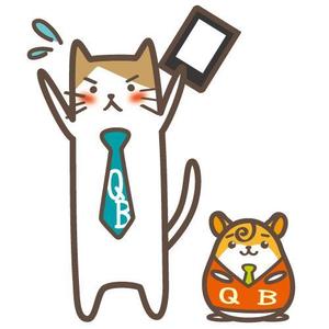 風雅 (fuga_canon)さんの電子出版社のキャラクター（ネコ＆ハムスター）への提案