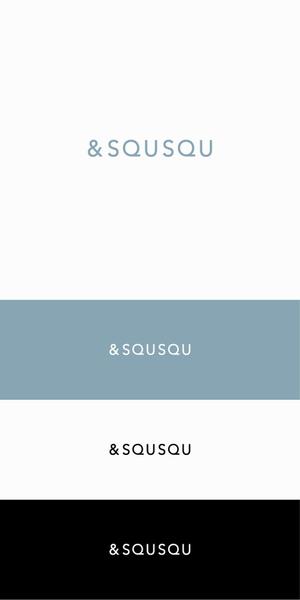 designdesign (designdesign)さんのベビー用品ブランド【＆SQUSQU (アンドスクスク)】のロゴ制作への提案