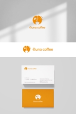 tobiuosunset (tobiuosunset)さんの個人経営カフェ「Runa coffee」のロゴへの提案