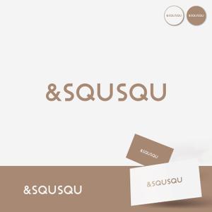 PearDesign (PearDesign)さんのベビー用品ブランド【＆SQUSQU (アンドスクスク)】のロゴ制作への提案