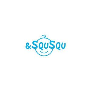 arizonan5 (arizonan5)さんのベビー用品ブランド【＆SQUSQU (アンドスクスク)】のロゴ制作への提案