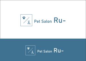 N (momo2312)さんのペットサロン「Ru-」のロゴへの提案