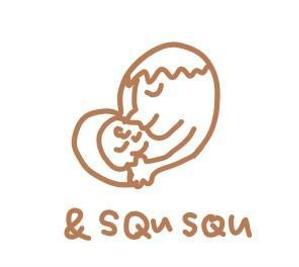 宮﨑波都子 (hat_825)さんのベビー用品ブランド【＆SQUSQU (アンドスクスク)】のロゴ制作への提案