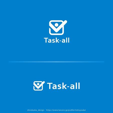 shirokuma_design (itohsyoukai)さんの暗号資産周りのサポートサービス「Task-all」（タスカル）のロゴへの提案