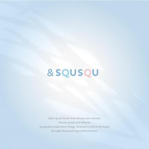 happiness_design (happiness_design)さんのベビー用品ブランド【＆SQUSQU (アンドスクスク)】のロゴ制作への提案