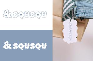 anna (ist2011)さんのベビー用品ブランド【＆SQUSQU (アンドスクスク)】のロゴ制作への提案
