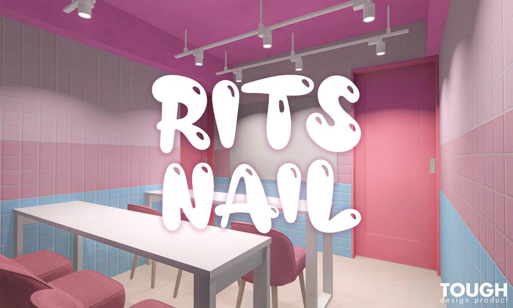 スカルプ専門ネイルサロン　リッツネイル【RITS NAIL】のロゴ制作のお願い