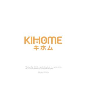 さんの商品型住宅　木の家　「KIHOME」（キホム）のロゴマーク大募集への提案
