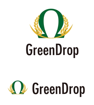 田中　威 (dd51)さんの農業×バイオ×AIのベンチャー企業「GreenDrop」のロゴへの提案