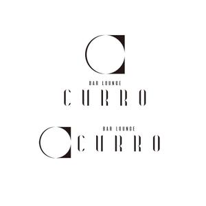 calimbo goto (calimbo)さんのBAR　LOUNGE　ＣＵＲＲＯ（クロ）の店ロゴへの提案