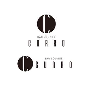 calimbo goto (calimbo)さんのBAR　LOUNGE　ＣＵＲＲＯ（クロ）の店ロゴへの提案