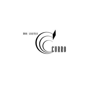 ki-mi  (ki2116)さんのBAR　LOUNGE　ＣＵＲＲＯ（クロ）の店ロゴへの提案