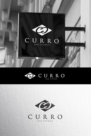 YOO GRAPH (fujiseyoo)さんのBAR　LOUNGE　ＣＵＲＲＯ（クロ）の店ロゴへの提案