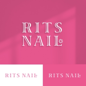 s m d s (smds)さんのスカルプ専門ネイルサロン　リッツネイル【RITS NAIL】のロゴ制作のお願いへの提案