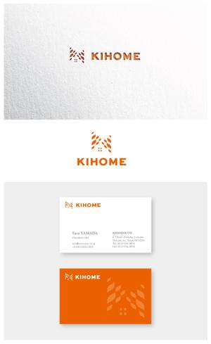 ainogin (ainogin)さんの商品型住宅　木の家　「KIHOME」（キホム）のロゴマーク大募集への提案