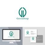angie design (angie)さんの農業×バイオ×AIのベンチャー企業「GreenDrop」のロゴへの提案