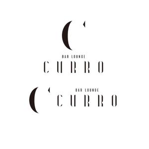 calimbo goto (calimbo)さんのBAR　LOUNGE　ＣＵＲＲＯ（クロ）の店ロゴへの提案