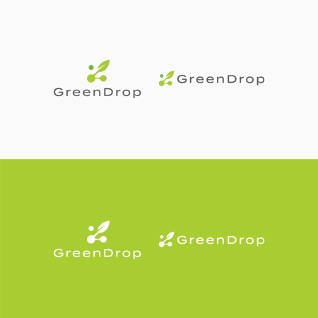 D . l a b o (becky_)さんの農業×バイオ×AIのベンチャー企業「GreenDrop」のロゴへの提案