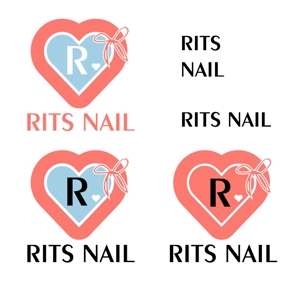 saku (sakura)さんのスカルプ専門ネイルサロン　リッツネイル【RITS NAIL】のロゴ制作のお願いへの提案