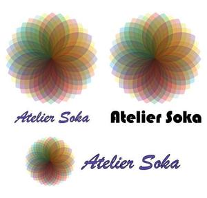 zacksrmさんのお花やミニチュア雑貨製作を手がけるクレイアート（樹脂粘土）工房のロゴ制作への提案