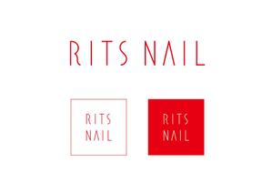 rpdn ()さんのスカルプ専門ネイルサロン　リッツネイル【RITS NAIL】のロゴ制作のお願いへの提案