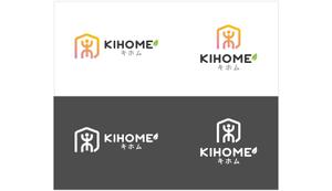山田デザイン室 (yamadalan)さんの商品型住宅　木の家　「KIHOME」（キホム）のロゴマーク大募集への提案