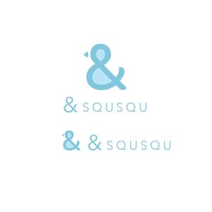 brunoteさんのベビー用品ブランド【＆SQUSQU (アンドスクスク)】のロゴ制作への提案
