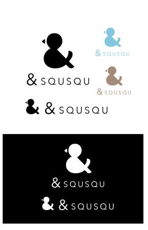 brunoteさんのベビー用品ブランド【＆SQUSQU (アンドスクスク)】のロゴ制作への提案
