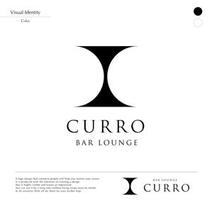 K (idauyou)さんのBAR　LOUNGE　ＣＵＲＲＯ（クロ）の店ロゴへの提案
