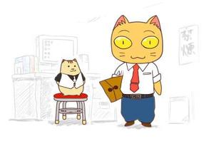 etenki ()さんの電子出版社のキャラクター（ネコ＆ハムスター）への提案