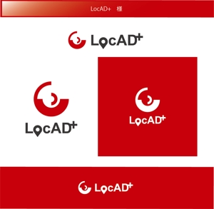 FISHERMAN (FISHERMAN)さんのサービス開始5周年を迎えた位置情報広告サービス「LocAD+」のロゴ作成への提案
