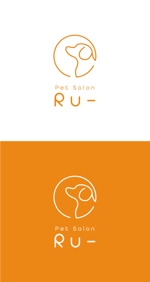 DI (desig_imagine)さんのペットサロン「Ru-」のロゴへの提案