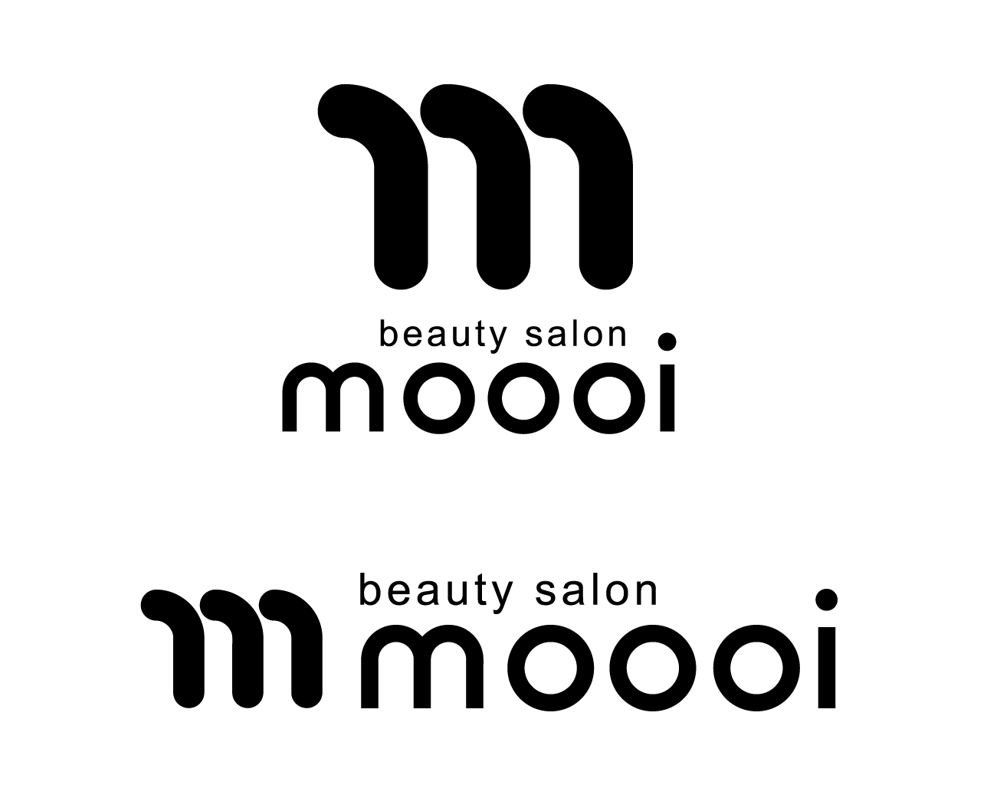 ビューティシェアサロン「moooi」のロゴ制作