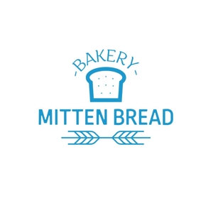 さんのパン屋さん　ＭＩＴＴＥＮ　ＢＲＥＡＤ（ミトンブレッド）のロゴへの提案