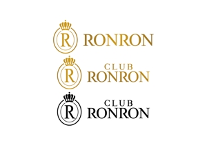 loto (loto)さんの高級クラブ「RONRON」の店ロゴへの提案