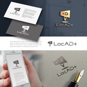 drkigawa (drkigawa)さんのサービス開始5周年を迎えた位置情報広告サービス「LocAD+」のロゴ作成への提案