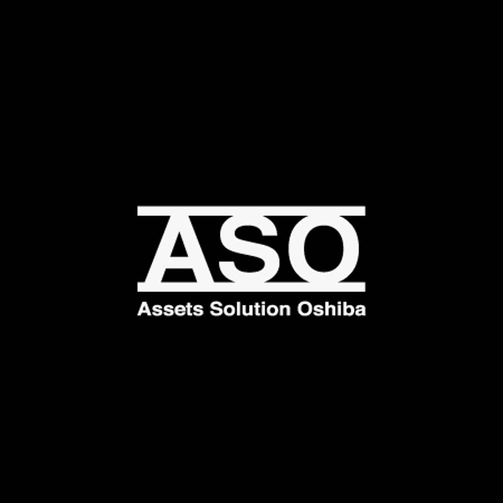 不動産鑑定会社（ASO)のロゴ制作