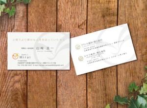 賀茂左岸 (yasuhiko_matsuura)さんの医療法人理事長の名刺デザイン作成のお仕事への提案