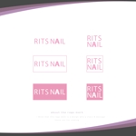 悠希 (yuruta1224)さんのスカルプ専門ネイルサロン　リッツネイル【RITS NAIL】のロゴ制作のお願いへの提案