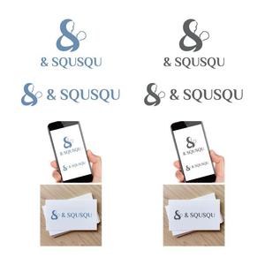 ごとはち人形 (5to8ningyou)さんのベビー用品ブランド【＆SQUSQU (アンドスクスク)】のロゴ制作への提案