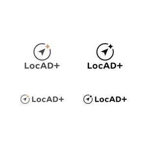 BUTTER GRAPHICS (tsukasa110)さんのサービス開始5周年を迎えた位置情報広告サービス「LocAD+」のロゴ作成への提案