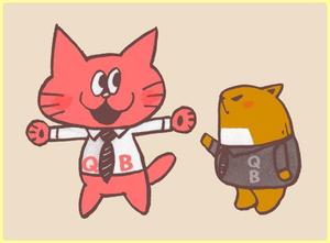 a ()さんの電子出版社のキャラクター（ネコ＆ハムスター）への提案