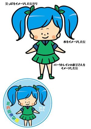 ほりたに夫妻 (plaplatree08)さんの葛西臨海公園のご当地キャラクター「りんかちゃん（仮）」の制作への提案